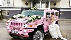 Décorations de mariage pour voitures: types et dessins