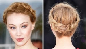 Variantes de tissage de tresses autour de la tête