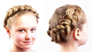 Comment tisser une tresse autour de la tête d'une fille?