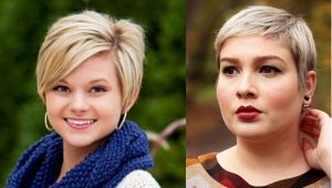 Rövid hajvágás az elhízott nők számára