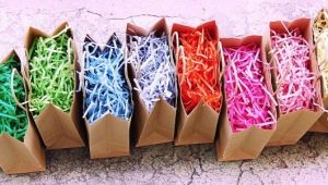 Remplisseur de papier pour cadeaux: comment choisir et comment le faire soi-même?