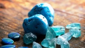 Pierres bleues: types, application et soin