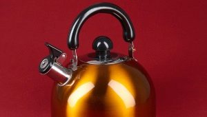 Chaleiras assobiando: tipos, revisão de fabricantes e características de escolha