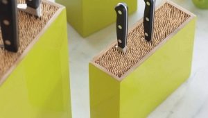 Porte-couteaux bricolage: méthodes de fabrication