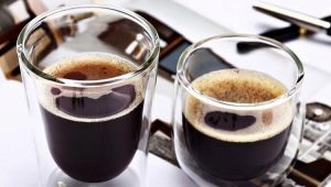 Verres et verres à café: types et nuances de choix