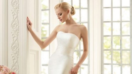 Robe de mariée A-Line - peu impressionnante mais élégante