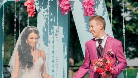 Robe de mariée rose - pour les mariées romantiques et douces