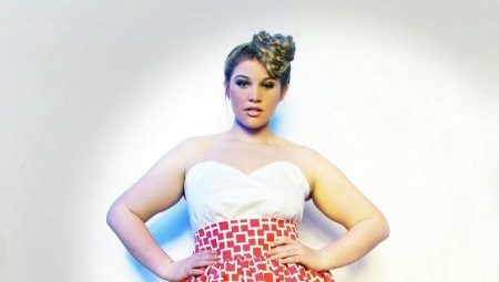 Robe à taille haute pour femmes obèses