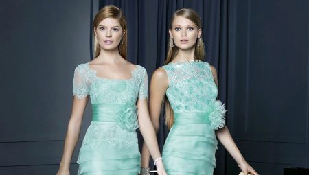 Robe menthe: notes de fraîcheur dans l'image