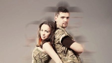 Robe de camouflage - style militaire