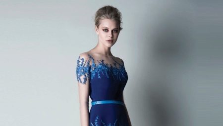 Robes de soirée bleues