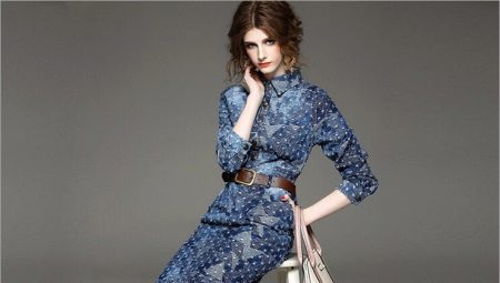 Quoi porter une robe en jean?