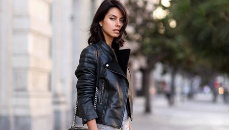 Veste en cuir de moto