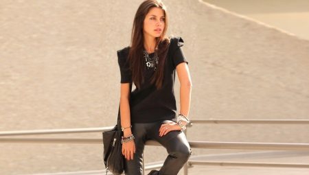 Pantalon en cuir