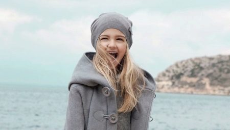 Manteau drapé pour fille