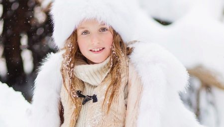 Manteaux de fourrure pour les filles à partir de fourrure naturelle