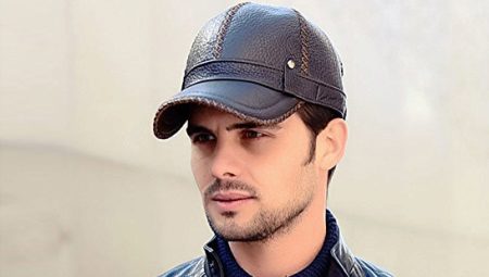Casquette en cuir