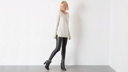 Bőr leggings