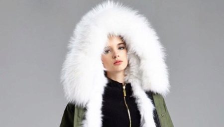 Parka femme avec fourrure à l'intérieur