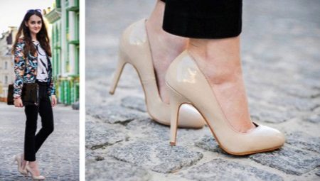 Chaussures couleur beige et chair