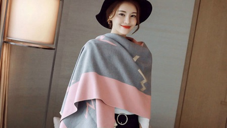 Poncho écharpe