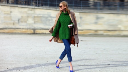 Chaussures en daim bleu
