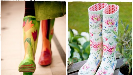 Bottes en caoutchouc à la mode