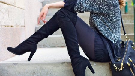 Bottes à talon épais