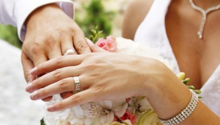 Bagues de mariage combinées