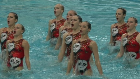 Maillots de bain pour la nage synchronisée