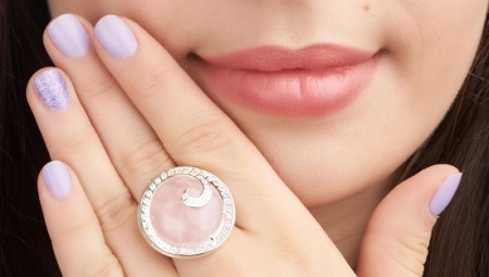 Bague Quartz Rose