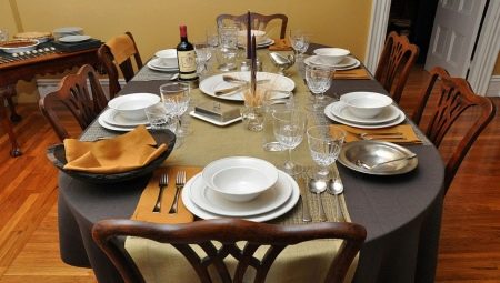 Règles de réglage de la table