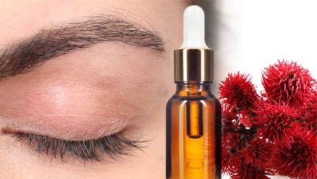 Huile de ricin de sourcil: application et effet