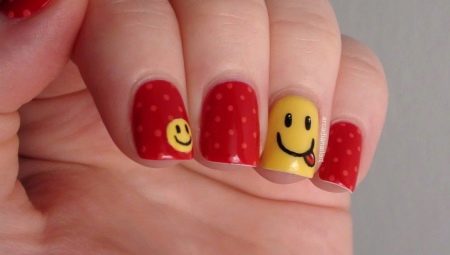 Idées de beaux ongles avec smileys