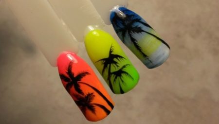 Comment dessiner un palmier sur les ongles?