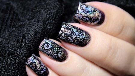 Lacet sur les ongles: nouveau design et technique de création étape par étape