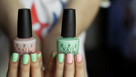 Tendances de la mode pour créer une manucure rose-vert