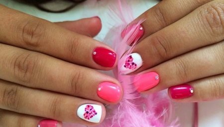 Manucure rouge et rose tendances de la mode