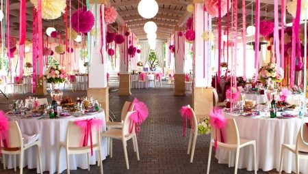 Des variantes de décoration de la salle pour le mariage faites-le vous-même