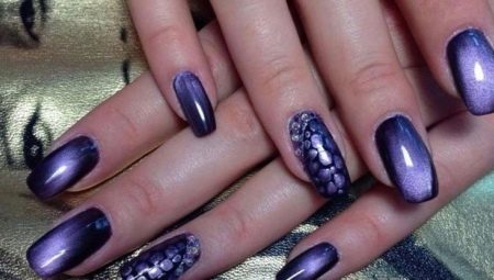 Oeil de chat design nail art: caractéristiques et options pour la manucure