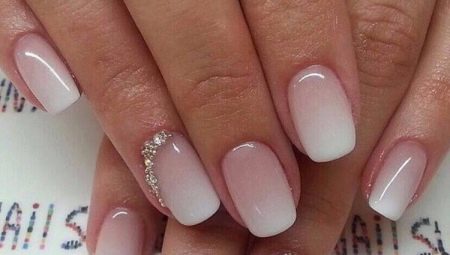 Dégradant pour ongles gel-vernis: technique d'application et idées de design