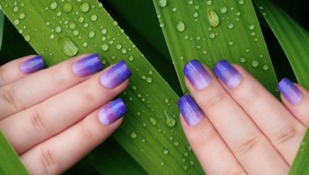 Idées intéressantes pour la conception des ongles avec dégradé