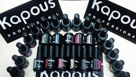 Caractéristiques et caractéristiques des vernis gel Kapous