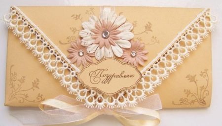 Enveloppe de mariage pour de l'argent: comment choisir ou faire vous-même?