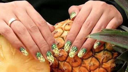 Solutions lumineuses et élégantes pour la conception de manucure avec des ananas