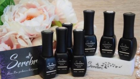Gel vernis Serebro: palette de couleurs et fonctionnalités de l'application