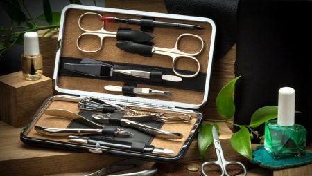 Sets de manucure Zinger: types, caractéristiques et application