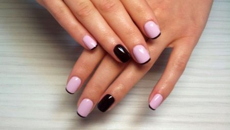 La gomme laque pour les ongles courts: couleur et décor, la meilleure forme et un nouveau design