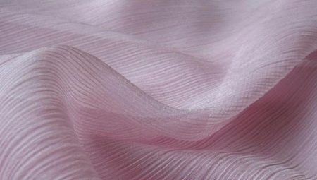 Crêpe-chiffon: description et composition du matériau