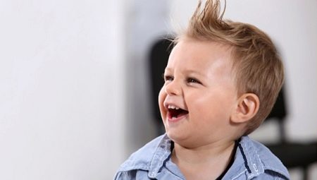 Coupes de cheveux pour les petits garçons jusqu'à 2 ans: sélection et soin